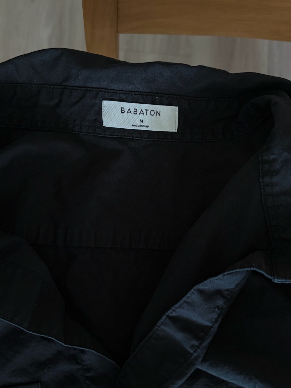 Babaton Black Lightweight Shirt - Picture 2 of 3